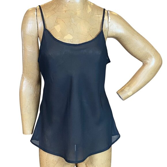 APT.9 Sheer Black Cami/Camisole Top Sz M #292M - Picture 3 of 9